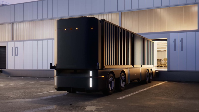 Humble truck docked