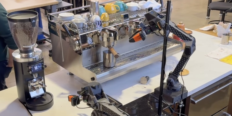 Physical Intelligence Coffee Robot