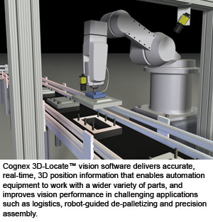 Cognex Offers 3D Vision Software