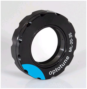 OptoTune Tunable Polymer Lenses Provide Versatility to Replace Multiple Optical Elements