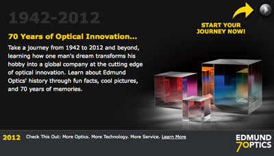 Edmund Optics Kicks Off 70th Anniversary Celebration at Photonics West