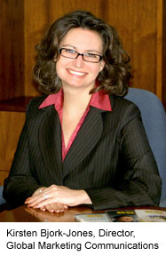 Kirsten Bjork-Jones, Director,  Global Marketing Communications