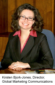 Kirsten Bjork-Jones, Director, Global Marketing Communications