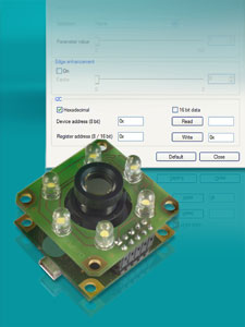 uEye® software tool with direct access to the I2C bus, from IDS Imaging Development Systems, Inc.