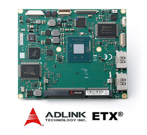 ADLINK Announces New ETX Computer-on-Module as Drop-in Replacement for Existing ETX Systems