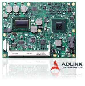ADLINK COM Express® Type 6 Module with high-performance integrated graphics for medical, gaming and military applications