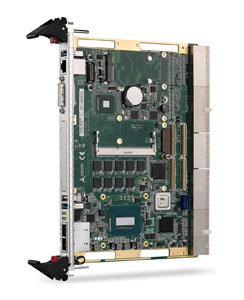 6U CompactPCI® 4th Generation Intel® Core™ Processor Blade Designed for Military and Transportation Applications