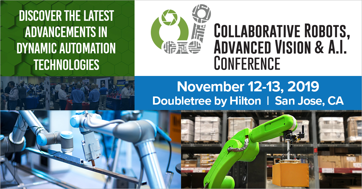 Advances in Collaborative Robots, Advanced Vision & AI at CRAV.ai 2019 Conference