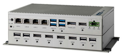 Advantech launches modular customizable single or double stack fanless PC
