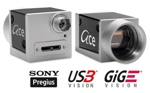 Basler ace models are available with Sony's IMX249 CMOS sensor