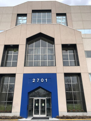 Exterior of new CCS Testing Room Building