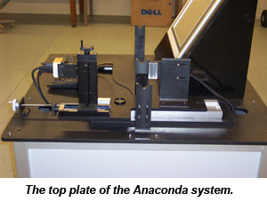The top plate of the Anaconda system.