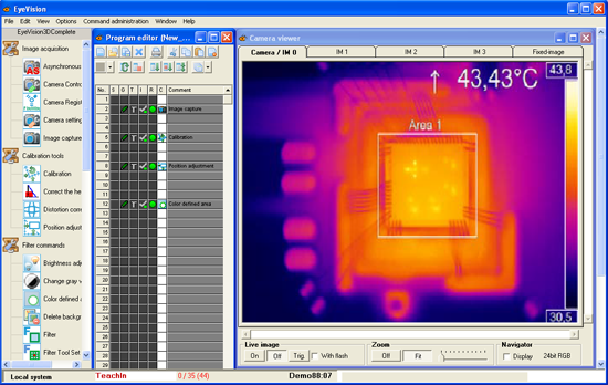 ThermoCam LC Screenshot