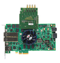 Intel Cyclone 10 evaluation board with CXP interface board