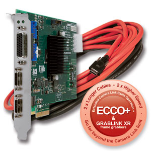 Euresys’ ECCO+ Exceeds the Cable Length Spec of Camera Link by Two-Fold! Euresys’ ECCO+ Exceeds the Cable Length Spec of Camera Link by Two-Fold!