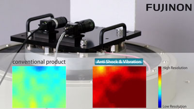 Industrial imaging systems are frequently subject to strong accelerations, shocks, and vibrations.