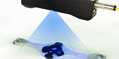 Structured Light Technology Scanning a Stationary Target