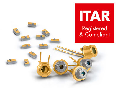 LASER COMPONENTS Canada Granted ITAR JCP Certification
