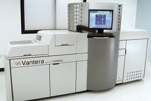 The Vantera Clinical Analyzer performs sophisticated NMR-based lipoprotein analysis and uses Microscan’s MS-3 Laser Scanner to identify and track samples and diluents.