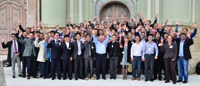 HALCON 11: About 60 sales engineers from around the world participate at MVTec's Machine Vision Training in Munich.