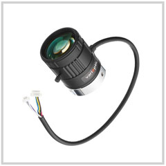 C-mount lens containing one liquid lens element