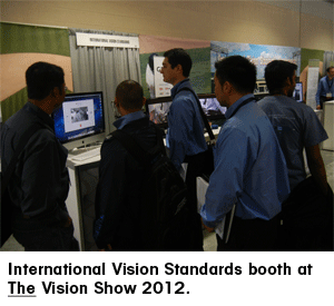 International Vision Standards booth at The Vision Show 2012.