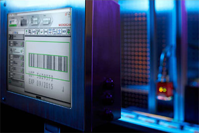 Figure 13: A machine vision system grades the print quality of a barcode applied to packaging and monitors for any trending degradation in the print process.