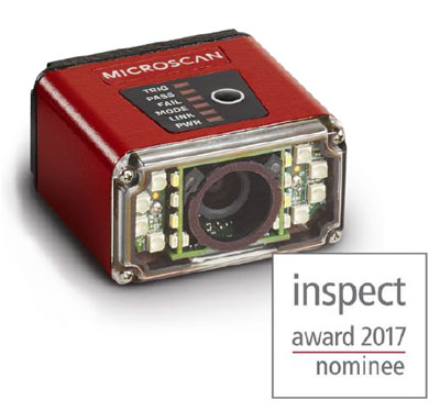 Microscan  MicroHawk Smart Camera Platform Nominated for  Inspect Award 2017