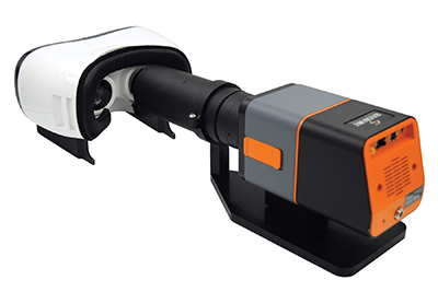 Figure 4 - A NED measurement system positioned within the headset at the same location as the human eye can accurately capture the display FOV as it is meant to be seen by the device user.