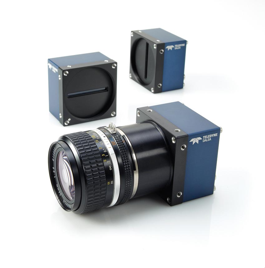 New Pirhana4 dual line scan mono and tri-linear color cameras from Teledyne DALSA deliver highest line rates in the industry