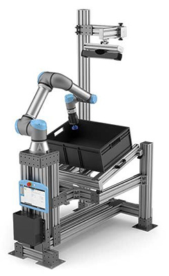 Universal Robots’ ActiNav Autonomous Bin Picking combines collaborative robots, a 3D sensor and autonomous robot motion control to solve unstructured bin picking and accurate placement for machine tending applications.