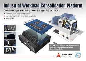 ADLINK Launches First Certified Intel® Industrial Solutions System Consolidation Platform
