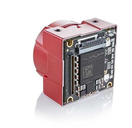 The Alvium series cameras feature ALVIUM technology, which combines an SoC designed for embedded computer vision and a large image-processing library. Image courtesy of Allied Vision.