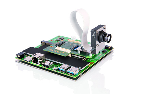 Development kits like this one for dart BCON for MIPI allow the designer to quickly start their work on a proof of concept for their application. The results can then be easily transferred to a final design. Image courtesy of Basler Inc.