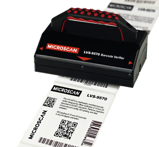 Figure 11: An offline verifier is used to scan a length of label artwork to ensure accurate data structure and print quality before applying labels to products on the line.
