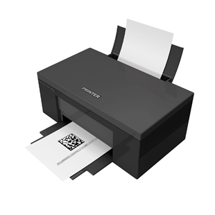 Figure 9: Verifying the structure of data on labels can be accomplished using any printing method. The first priority is to perfect label data, and then to perfect printing quality.