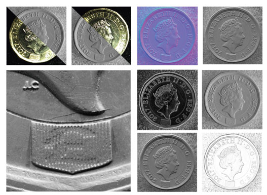 seeing the pound symbol on a Canadian Elisabeth coin
