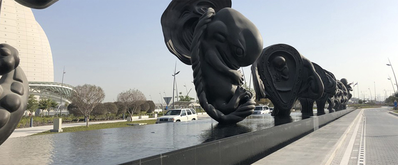 'The Miraculous Journey' / Damien Hirst, Sidra Medicine, Doha, Qatar