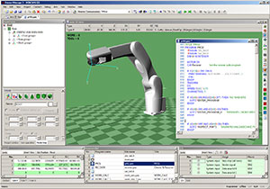 DENSO WINCAPS III offline robot programming software