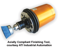 Axially Compliant Finishing Tool