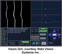 Vision GUI, courtesy Meta Vision Systems Inc.