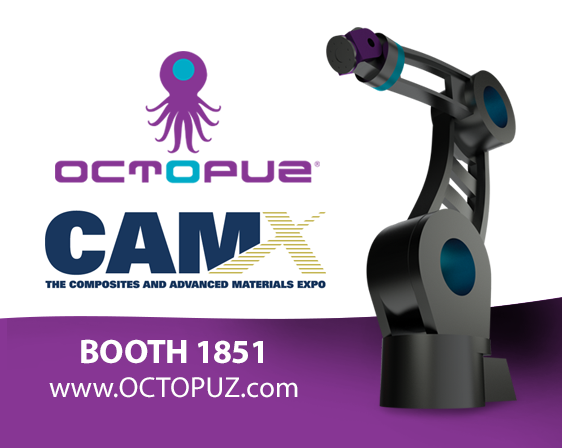 OCTOPUZ will be at CAMX, booth 1851