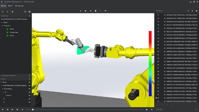 Screenshot of the Robotmaster software