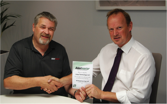  4D Engineering Director, Stewart Roney and Alun Reece from Loop Technology.