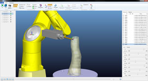 Robotmaster Software is Used to Create an Automated  Way of Producing Orthotics Using Milling Robots
