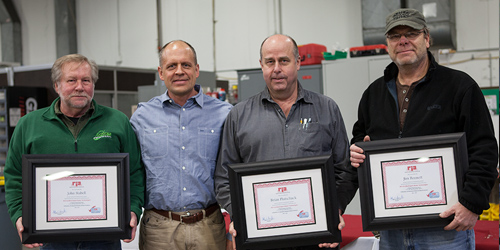 Midwest Engineering Systems Inc. Presents Team Members  with Robotic Expert Certificates