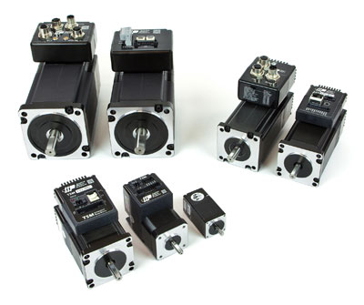 Three models of StepSERVO™ Integrated Motors