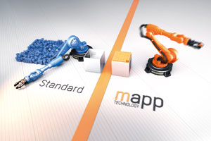 Robots can be commissioned much more quickly and easily with mapp technology.