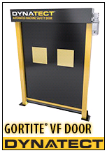 Gortite VF (Vertical Fabric) Automated Machine Safety Door