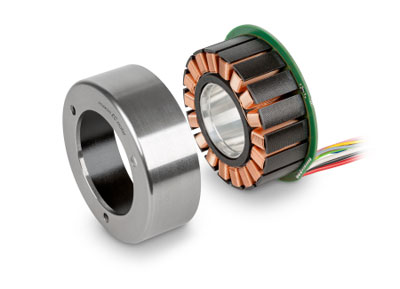 Frameless brushless servo motors